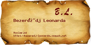 Bezerédj Leonarda névjegykártya